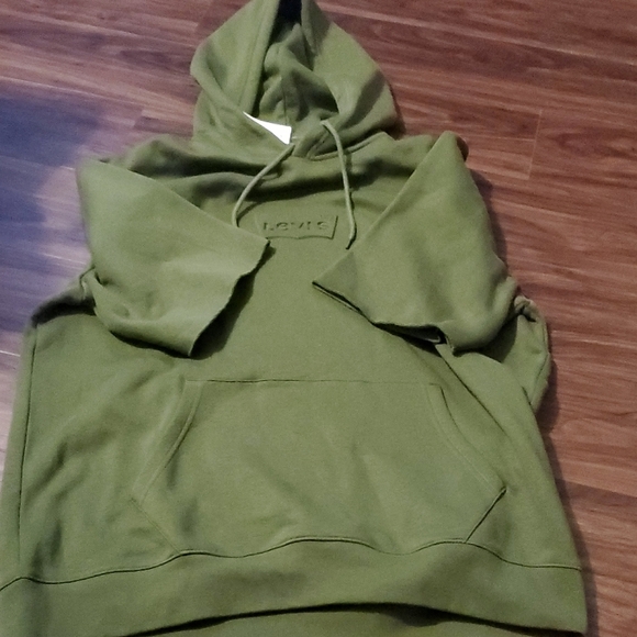Levi's Green Men's Hoodie - Picture 4 of 5